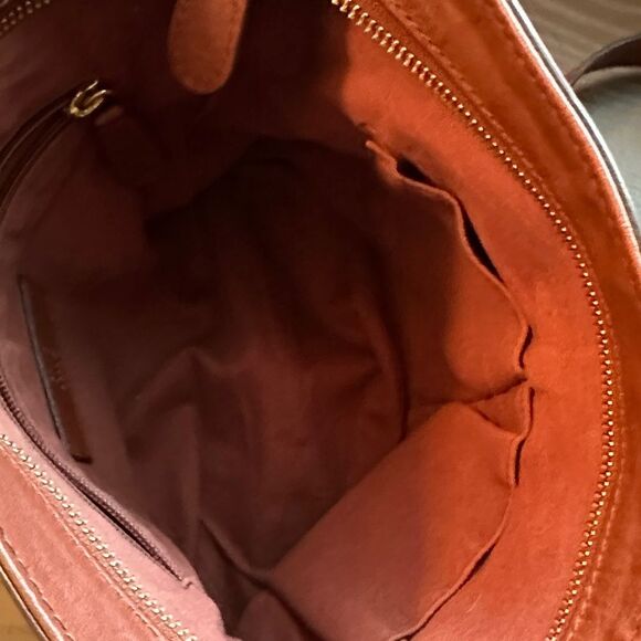 Frye Rich Classic Brown Leather Crossbody Bag - Picture 3 of 8